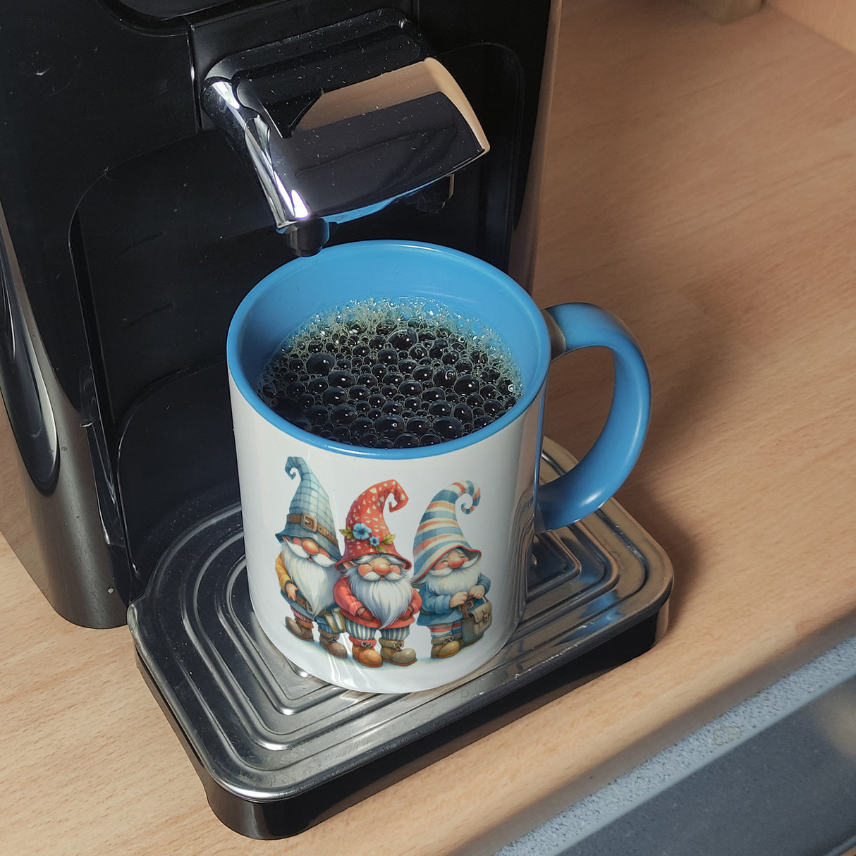 Kobolde mit bunten Mützen Kaffeebecher