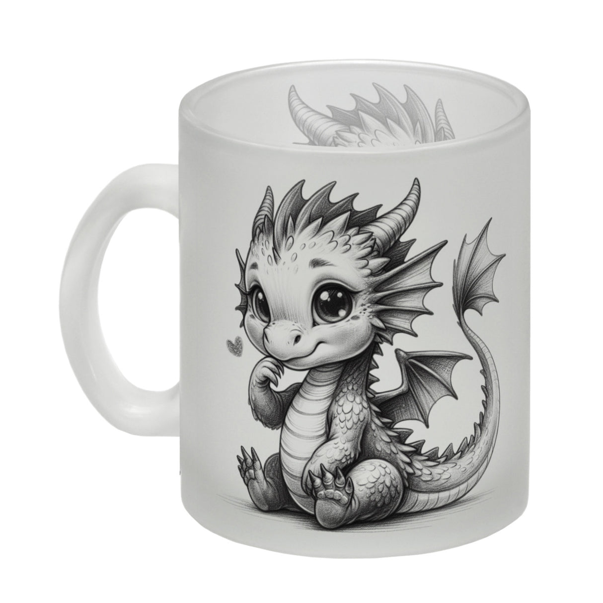 Niedlicher Drache Kaffeebecher