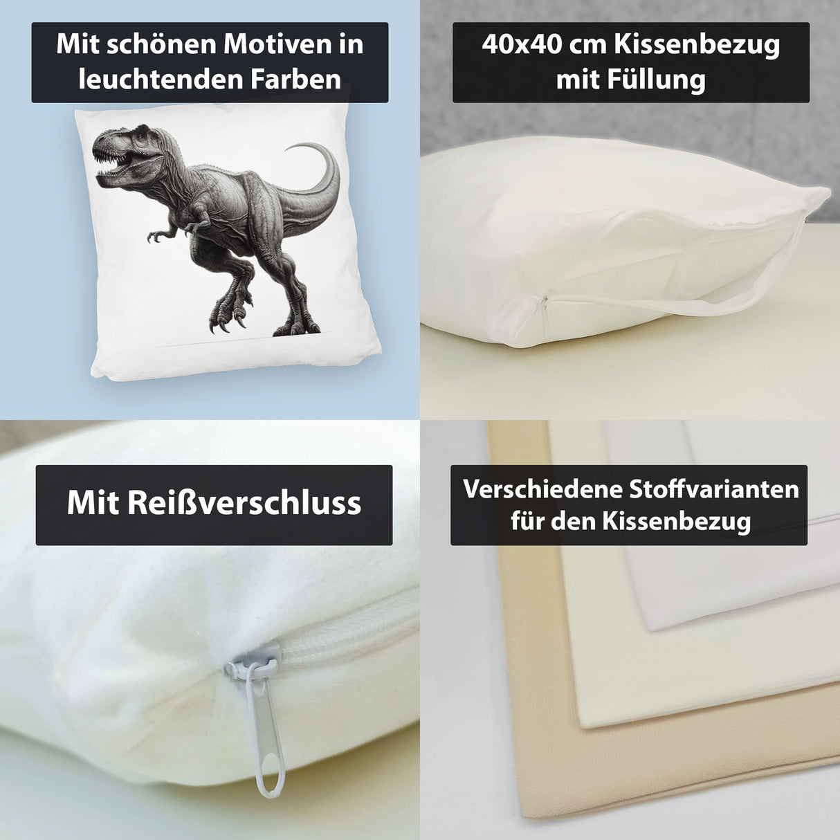 T-Rex Dinosaurier Kissen