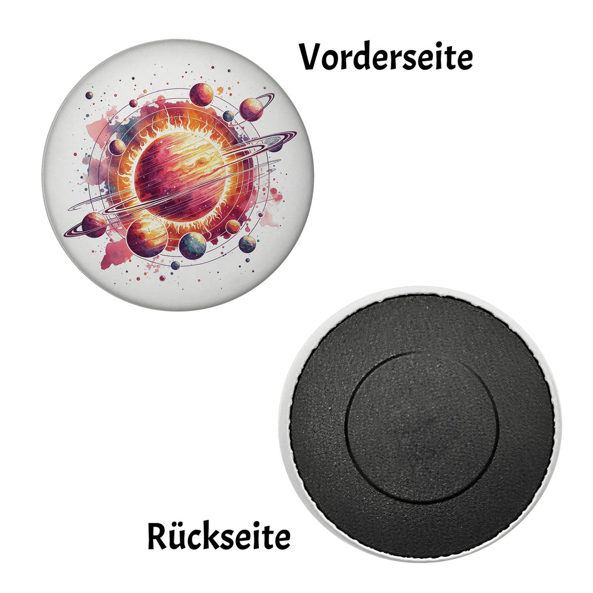 Sonnensystem Planeten Magnet rund