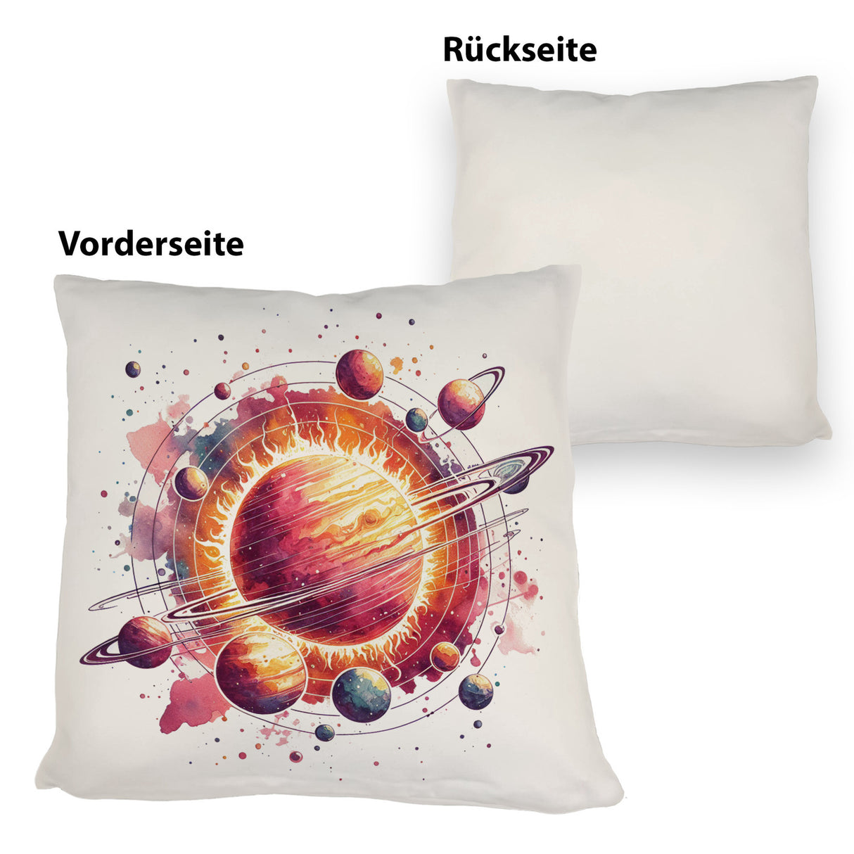 Sonnensystem Planeten Kissen