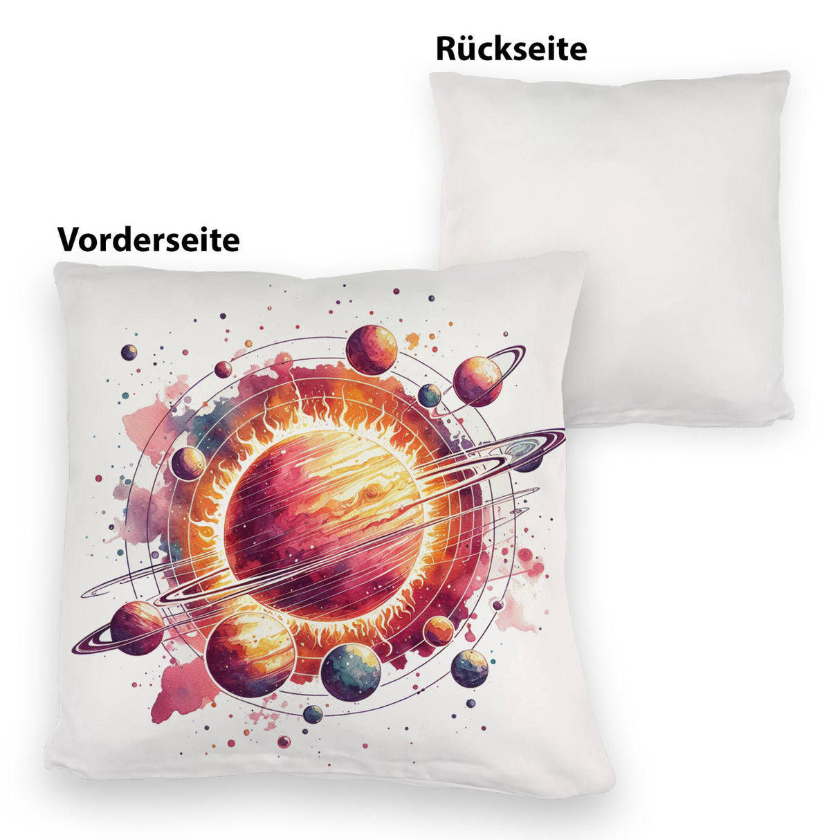 Sonnensystem Planeten Kissen