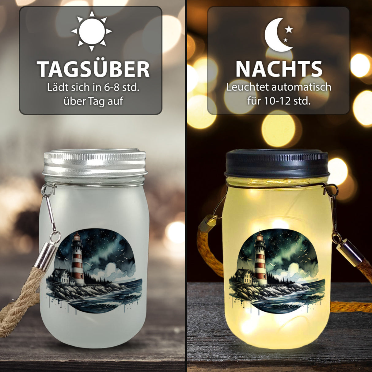 Leuchtturm Solarlicht