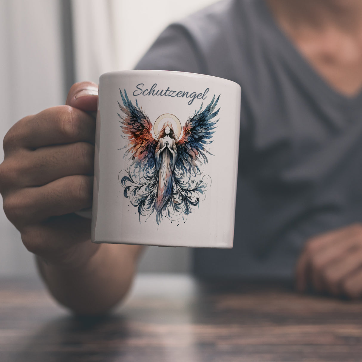 Schutzengel Kaffeebecher