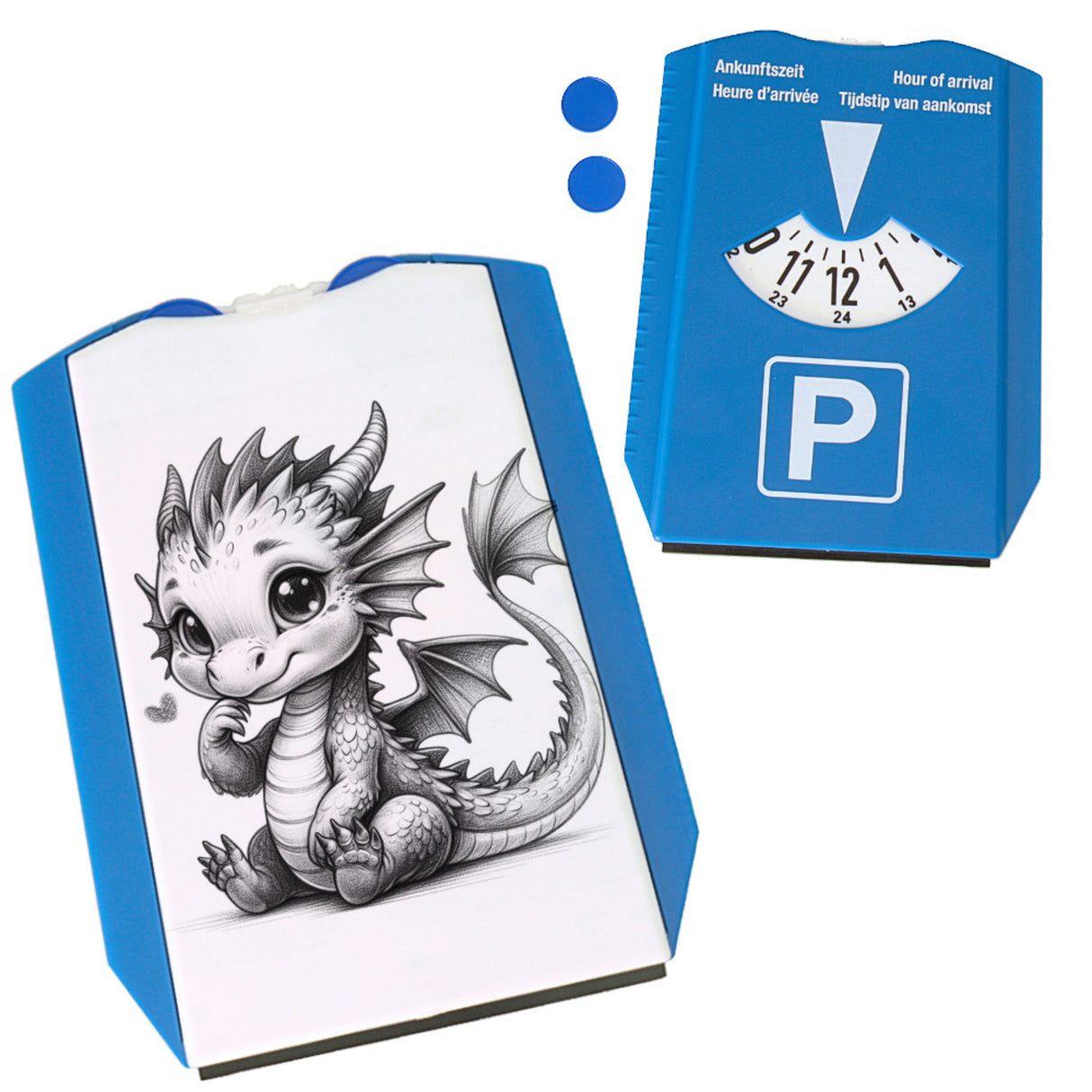 niedlicher Babydrache Parkscheibe