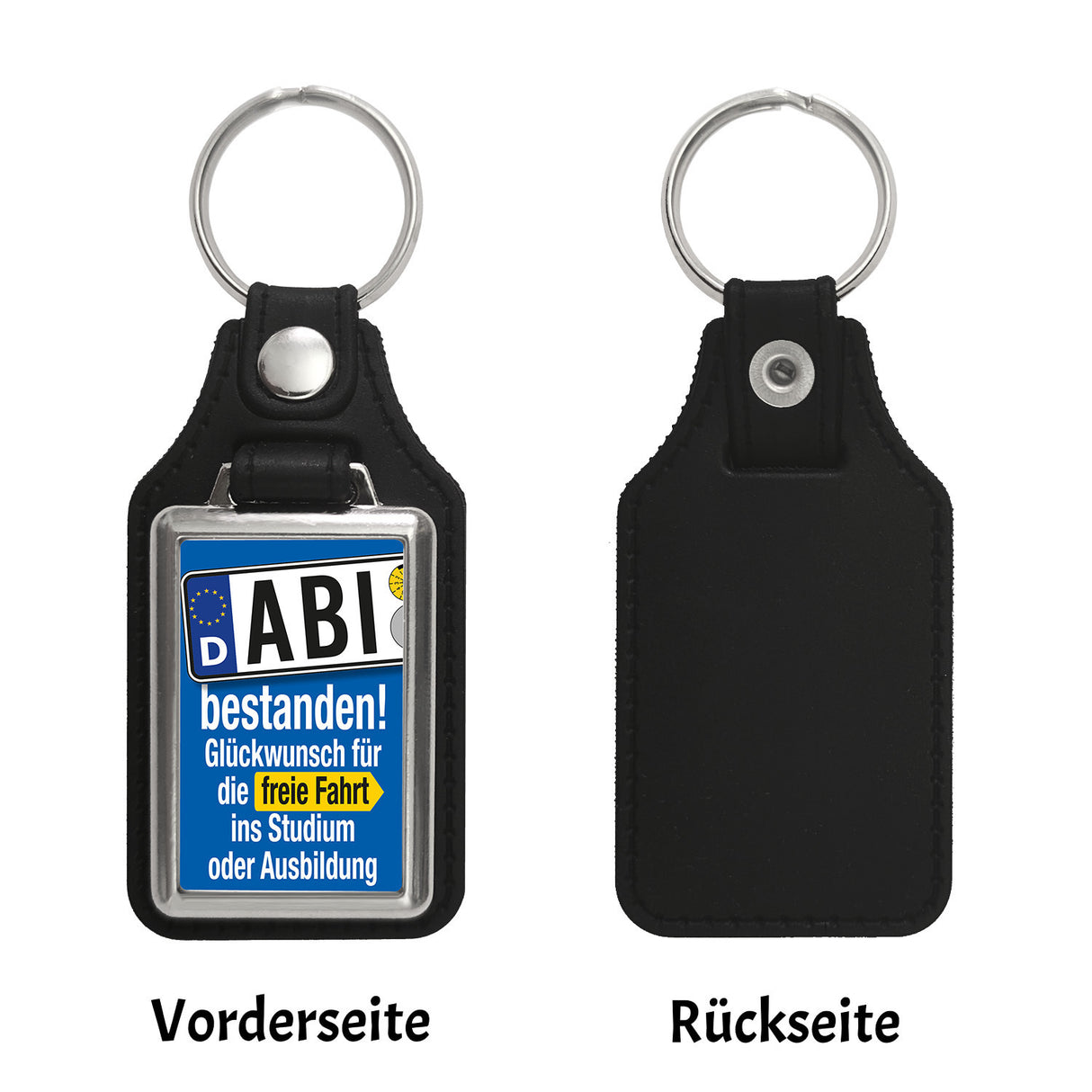 Abi bestanden Schlüsselanhänger mit Spruch Viel Erfolg im Studium oder Ausbildung