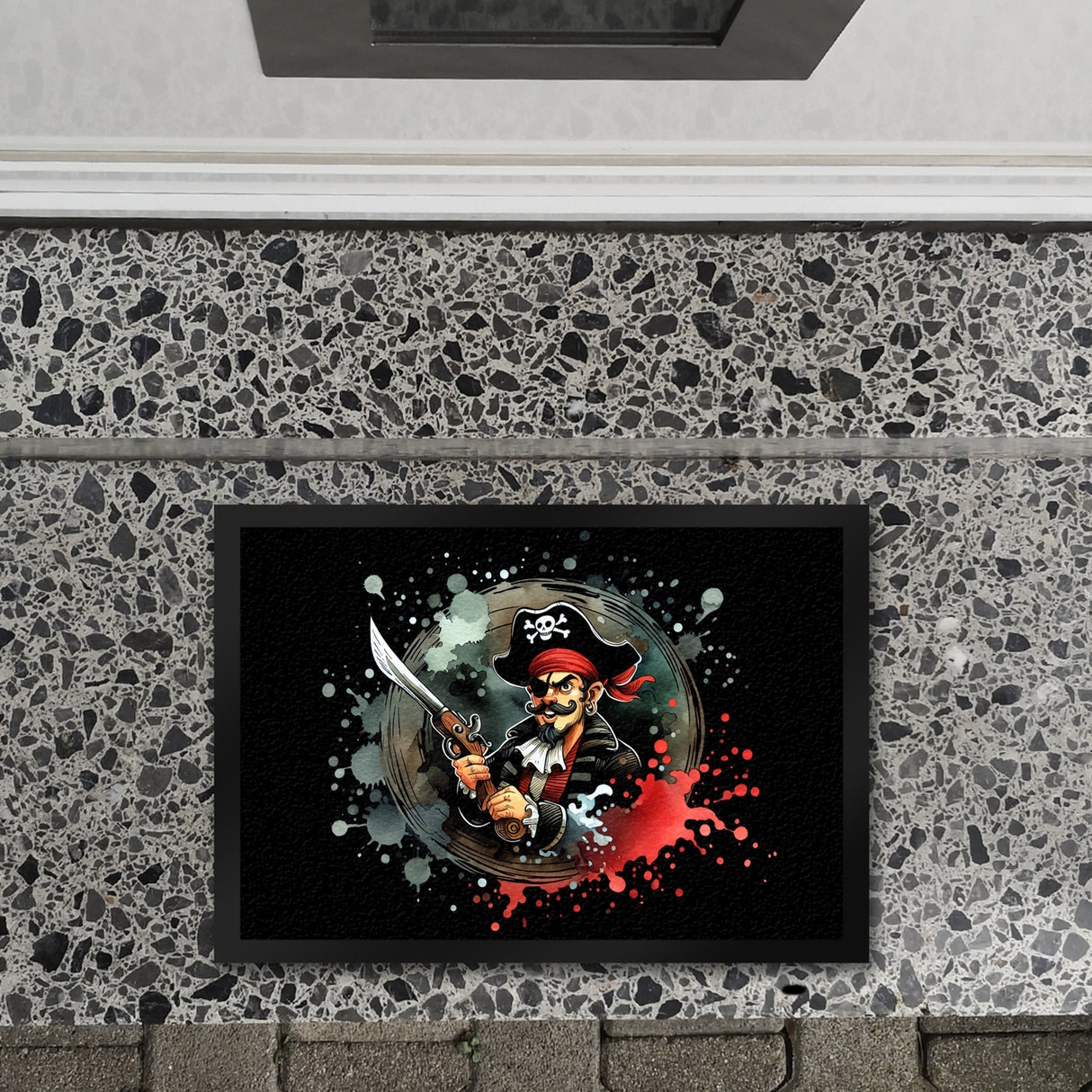 Pirat Fußmatte in 35x50 cm