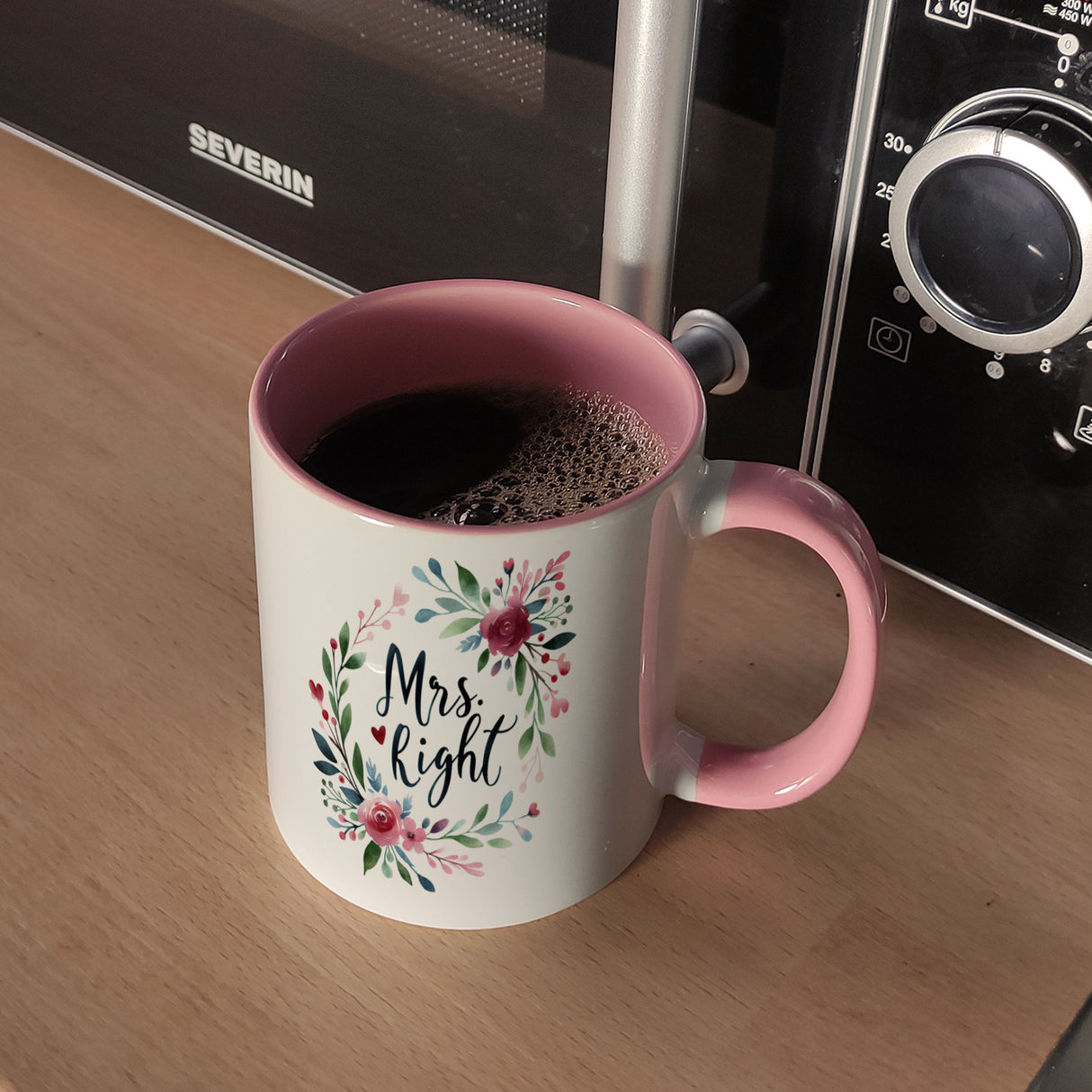 Mrs Right Kaffeebecher