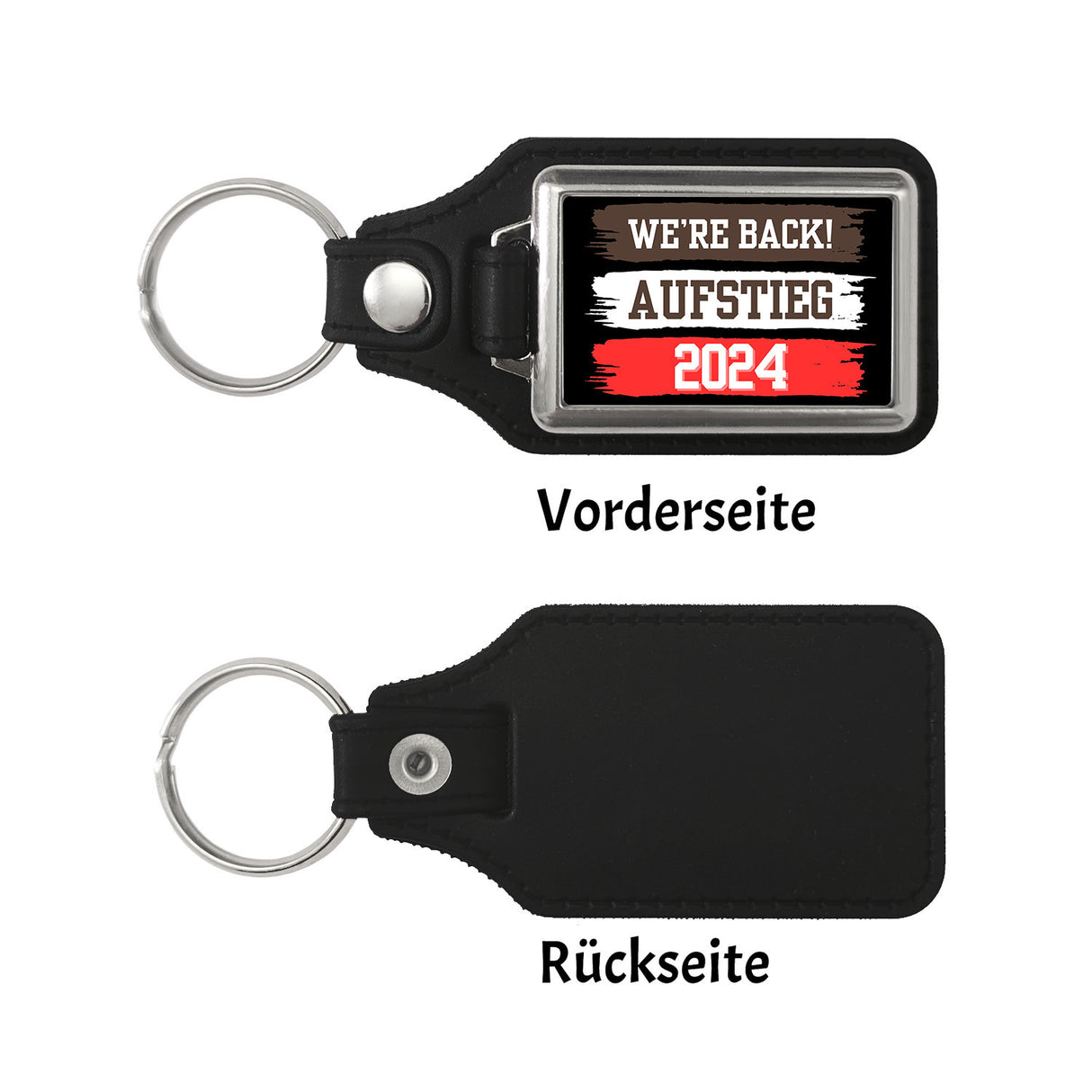 St. Pauli Aufstieg 2024 Schlüsselanhänger mit Spruch We're back
