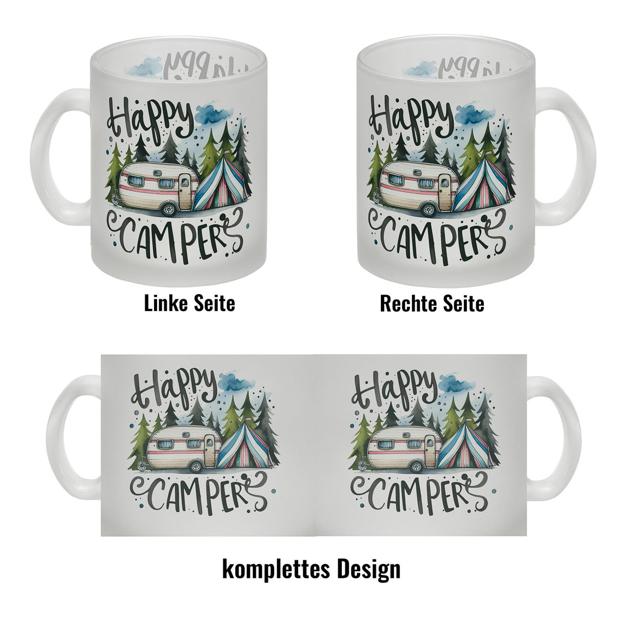 Happy Campers Wohnwagen Kaffeebecher