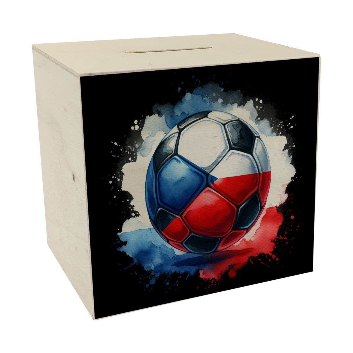 Fußball Tschechien Flagge Spardose