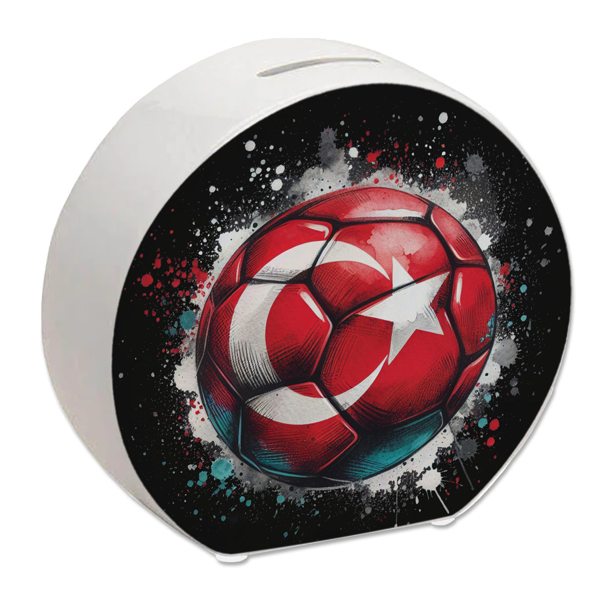 Fußball Türkei Flagge Spardose