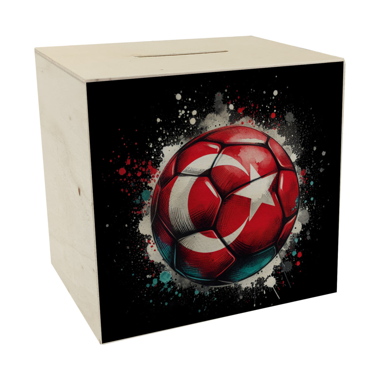 Fußball Türkei Flagge Spardose