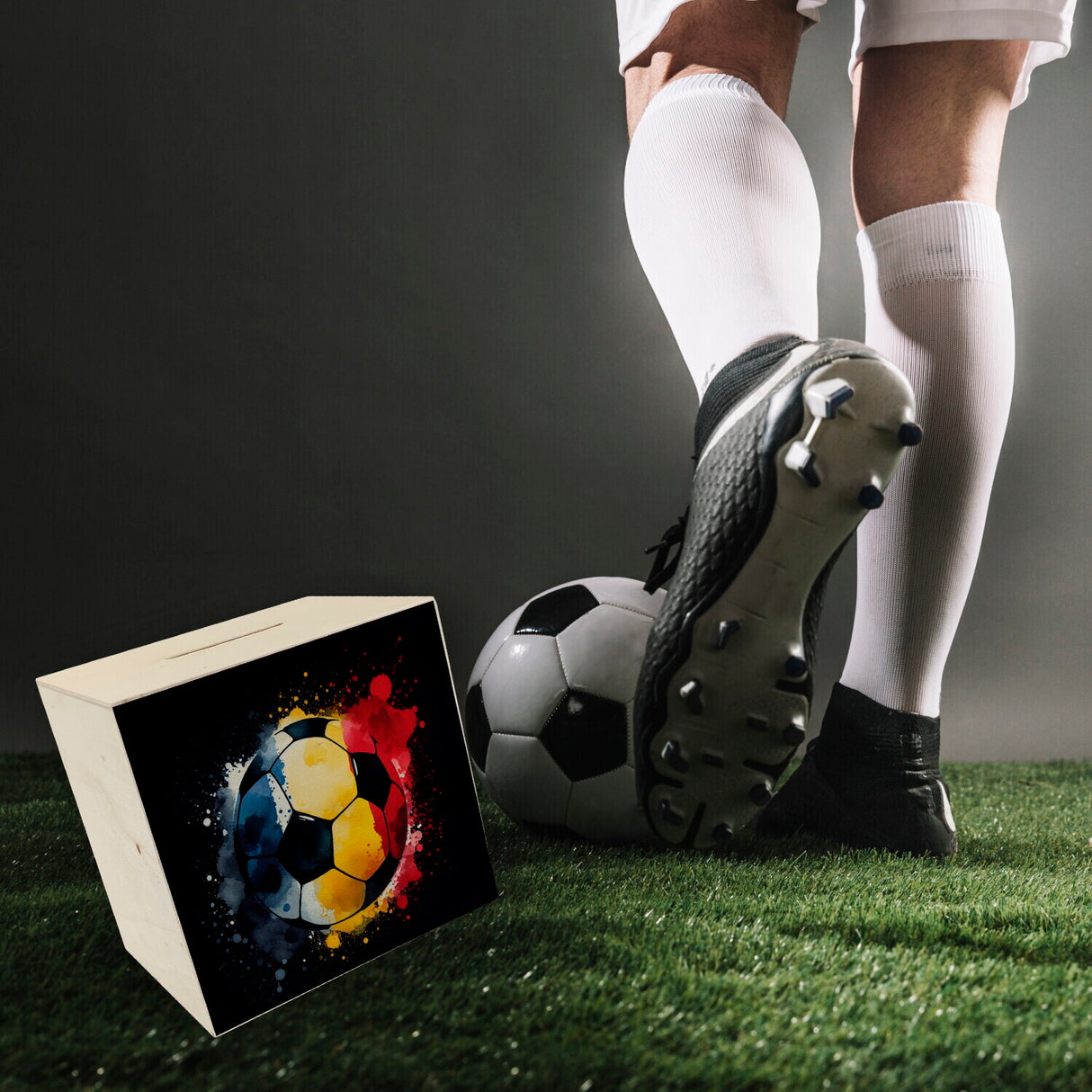 Fußball Rumänien Flagge Spardose