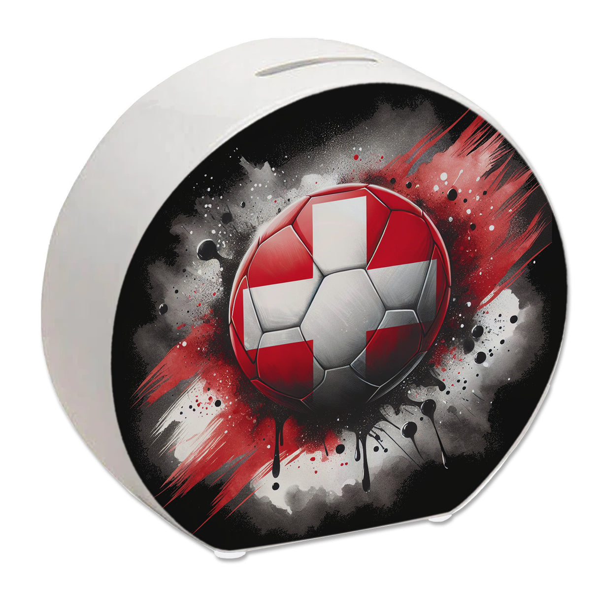 Fußball Schweiz Flagge Spardose