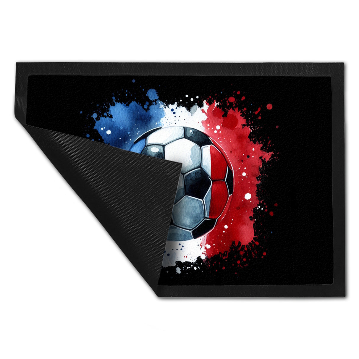 Fußball Frankreich Flagge Fußmatte in 35x50 cm