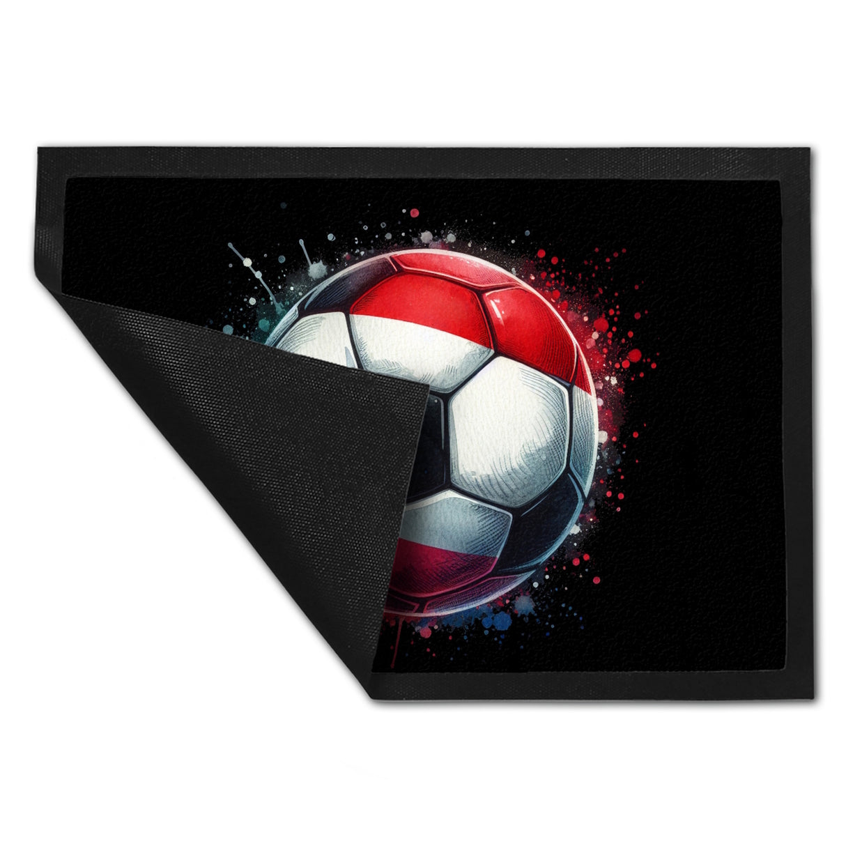 Fußball Österreich Flagge Fußmatte in 35x50 cm