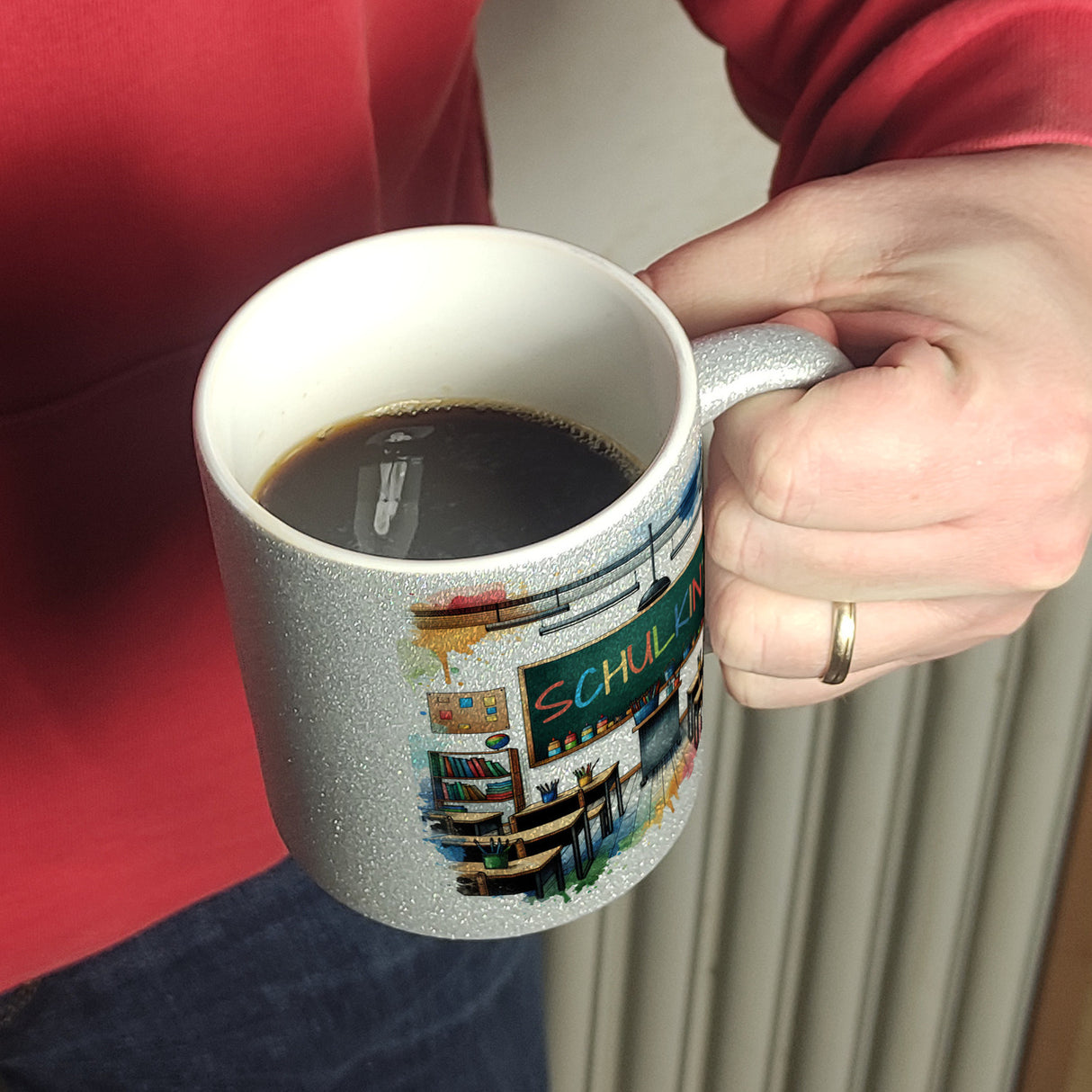 Schulkind Kaffeebecher