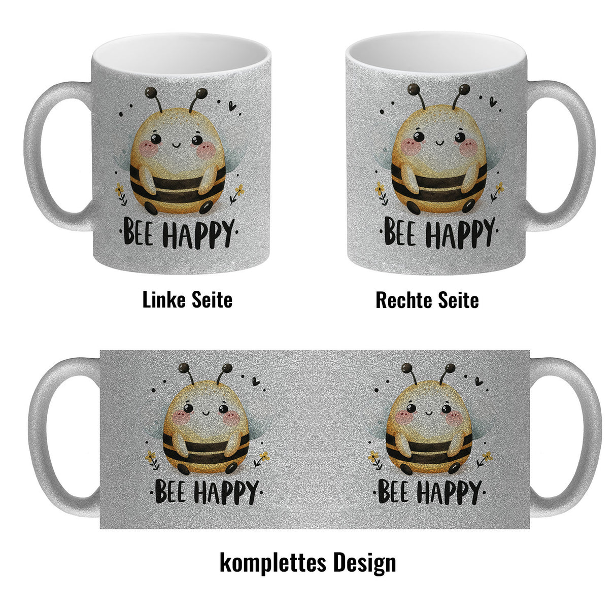 Biene Bee Happy Kaffeebecher