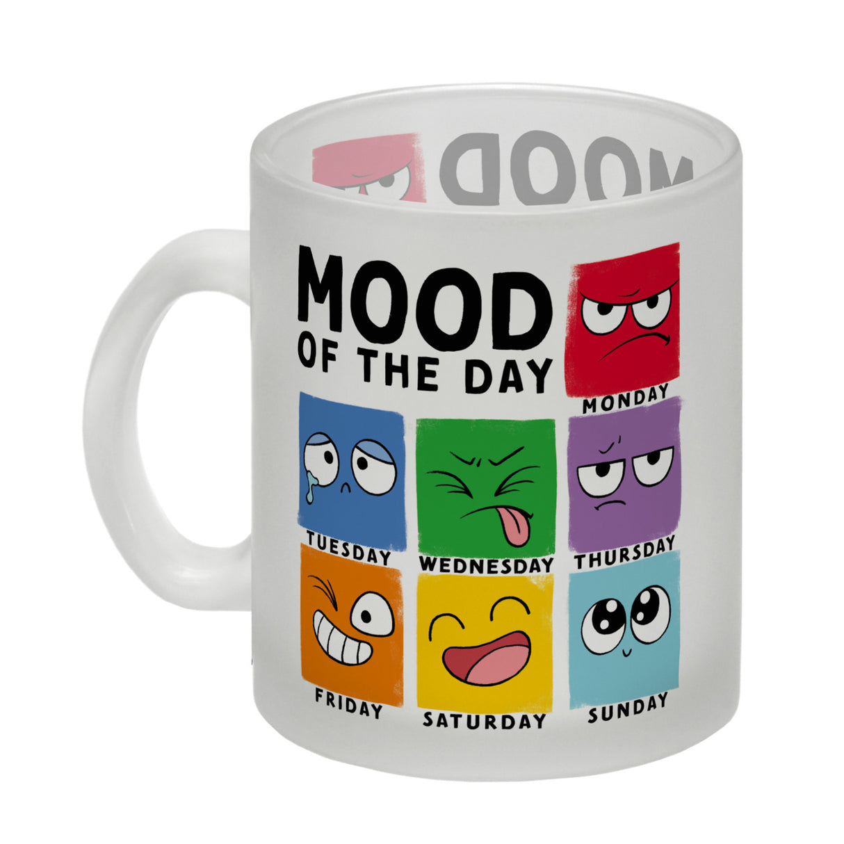 Emotionen Kaffeebecher mit Spruch Mood of the Day