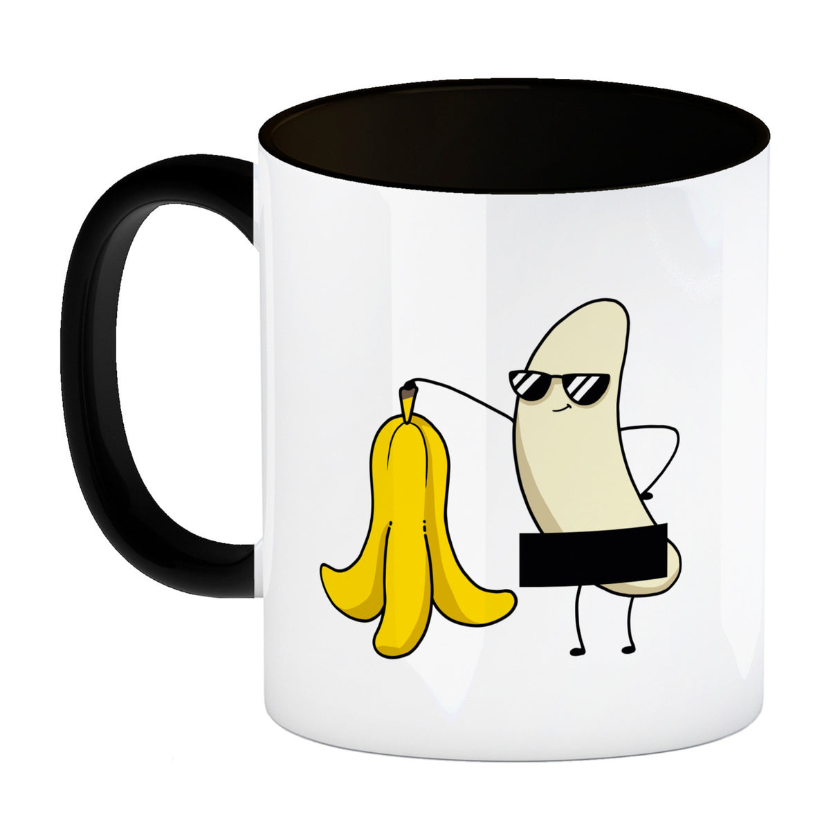 Nackte Banane Kaffeebecher