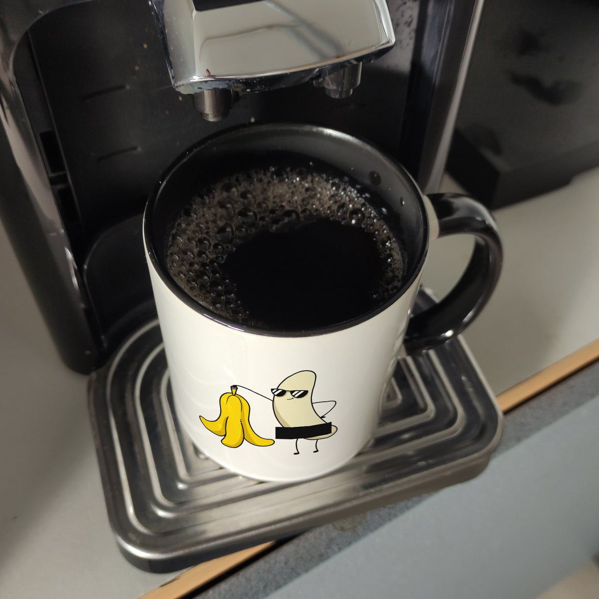 Nackte Banane Kaffeebecher