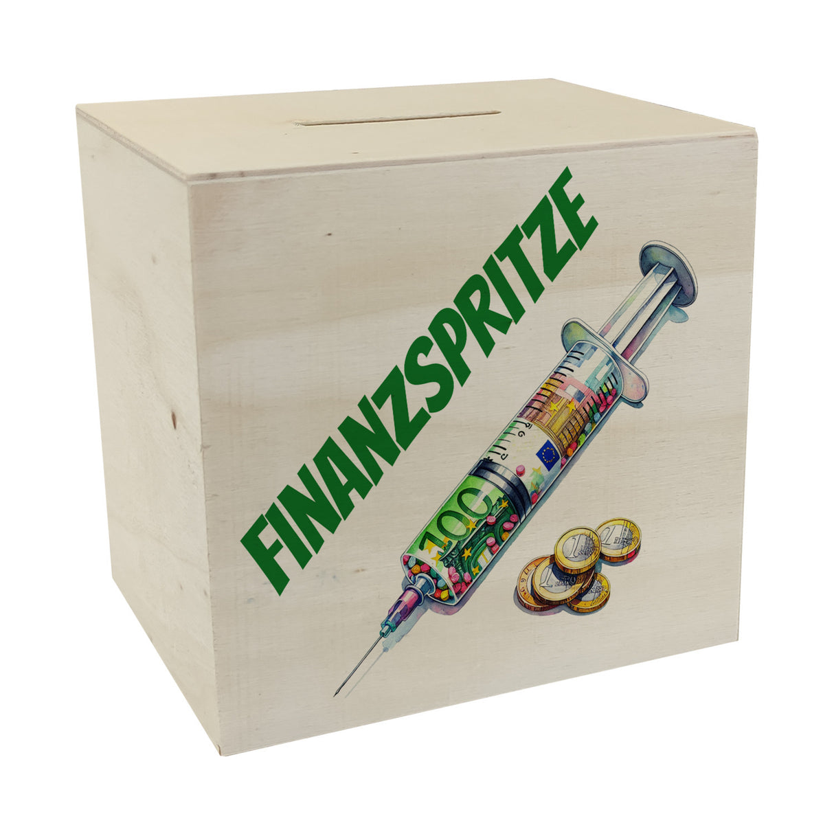Finanzspritze Geldgeschenk Spardose