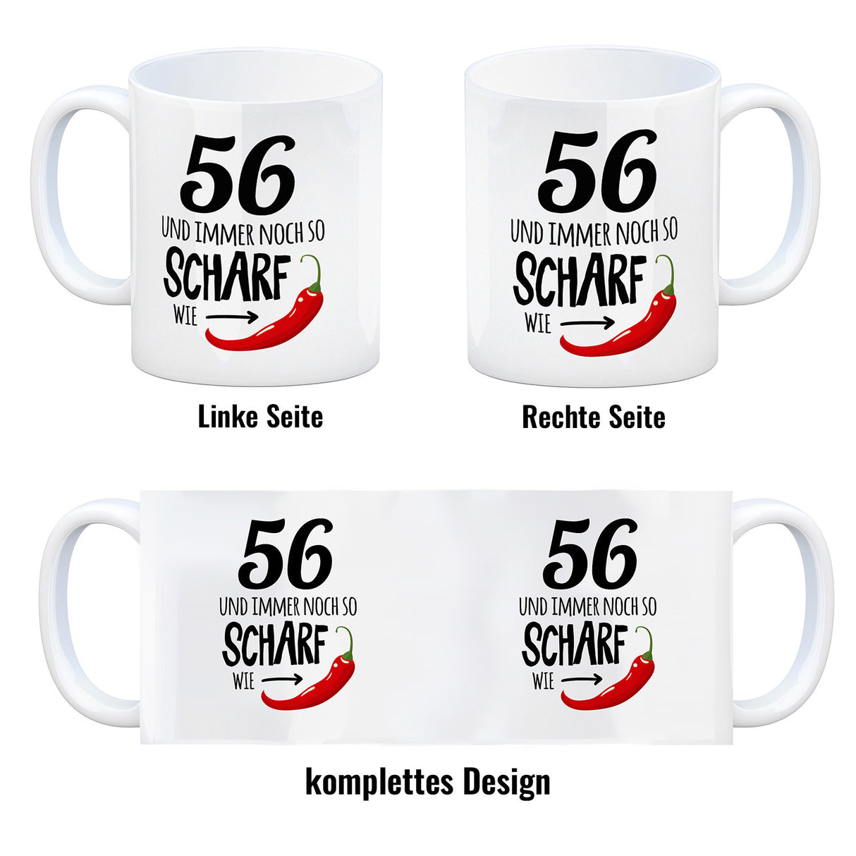 56 und immer noch so scharf wie Chili