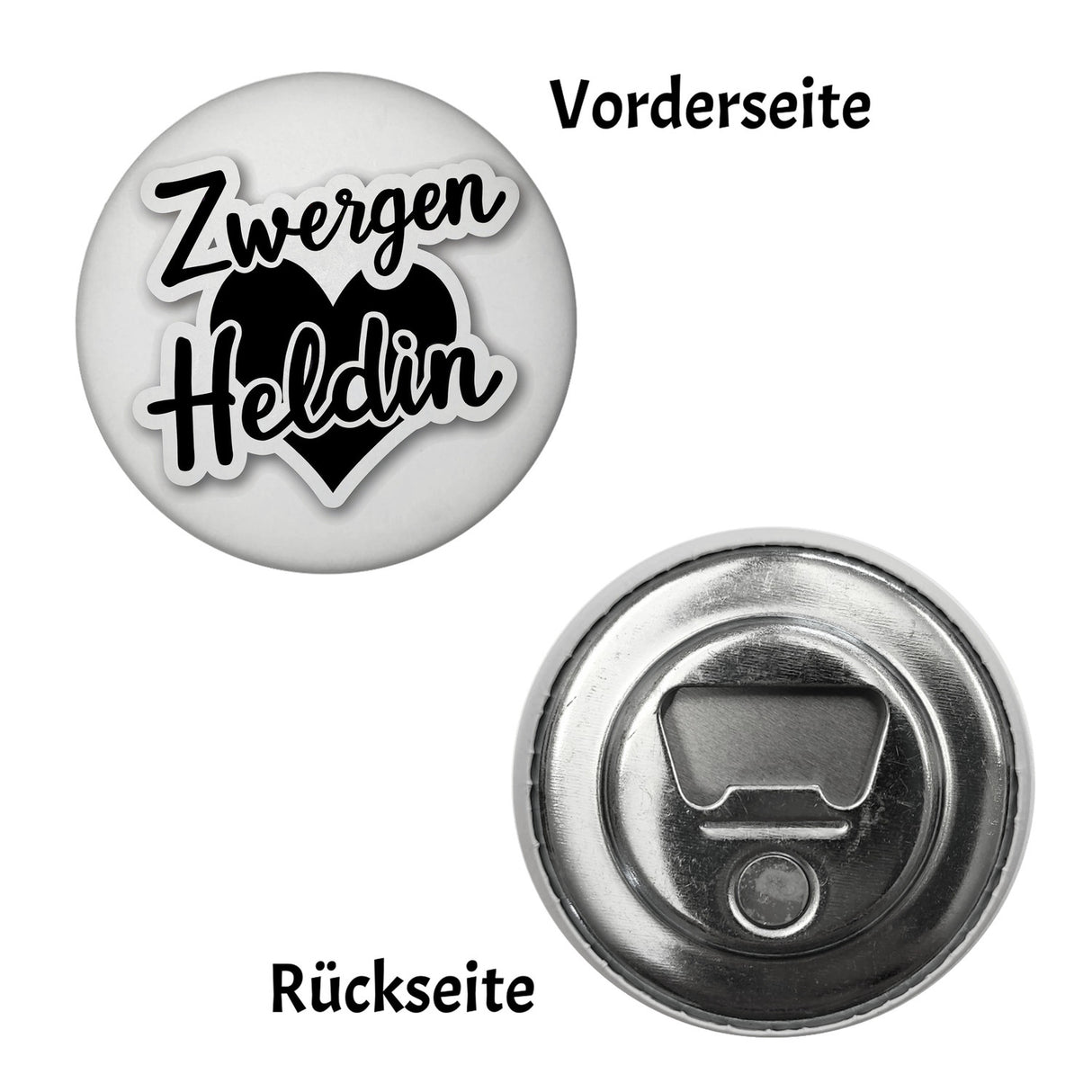 Zwergen Heldin mit Herz Magnet für Erzieherinnen