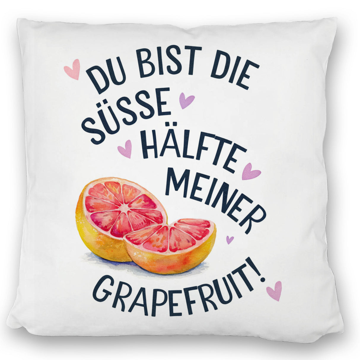 Süße Hälfte Kissen Grapefruit Illustration