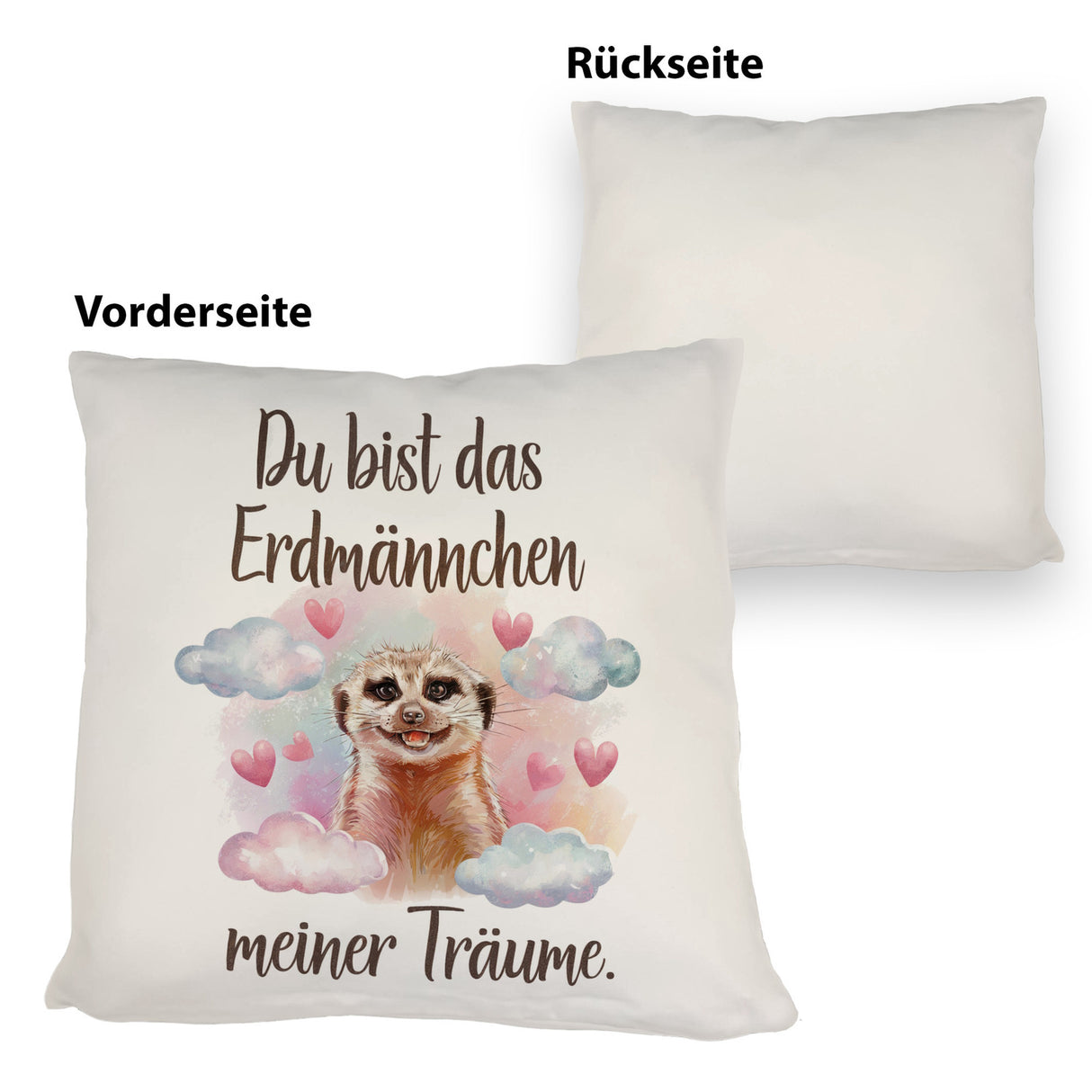 Erdmännchen meiner Träume Kissen