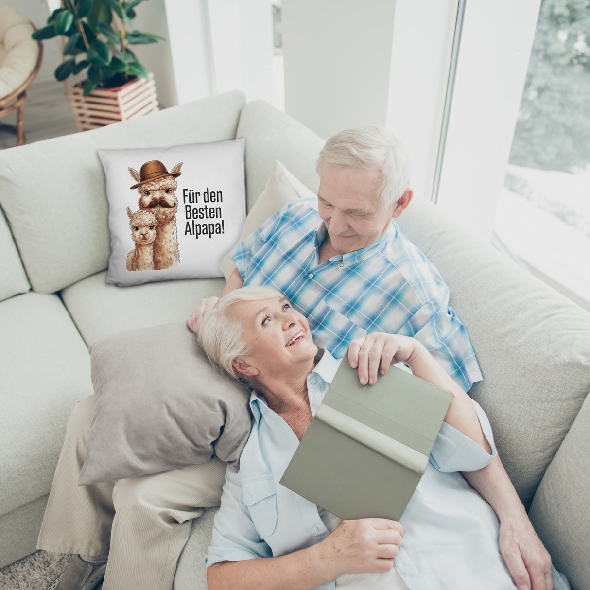 Für den besten ALPAPA! Kissen - Alpaka Papa