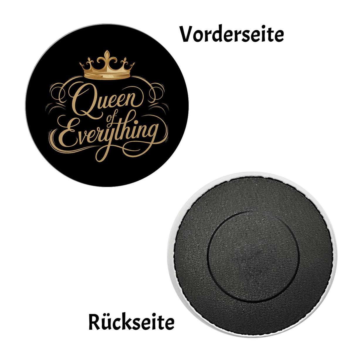 Goldene Krone Queen of Everything Magnet