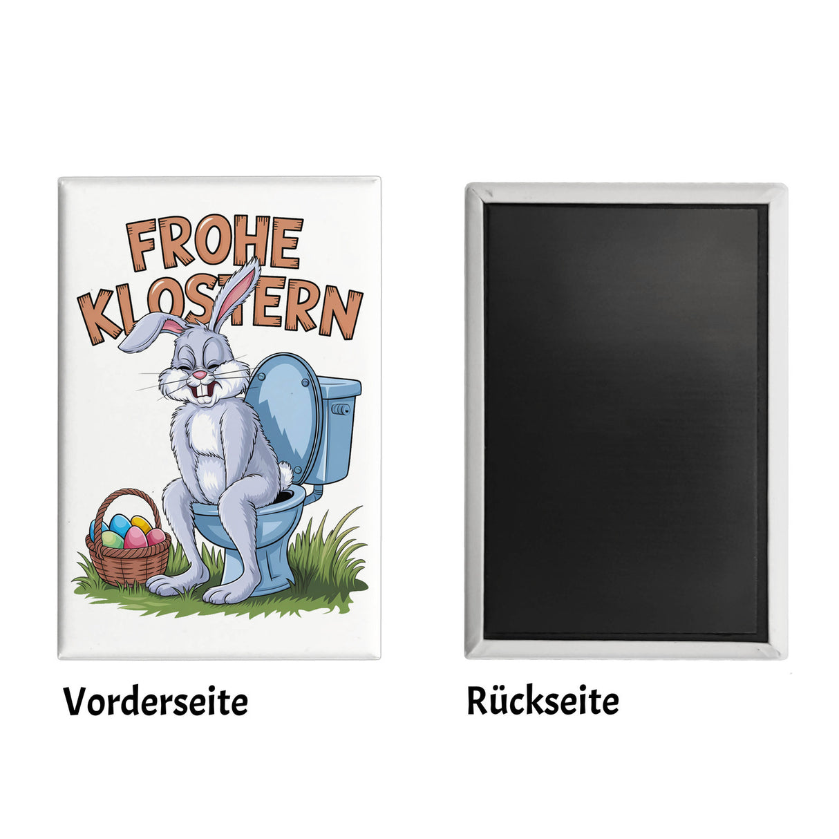 Frohe KLOstern Osterhase Souvenir Magnet für Humorliebhaber