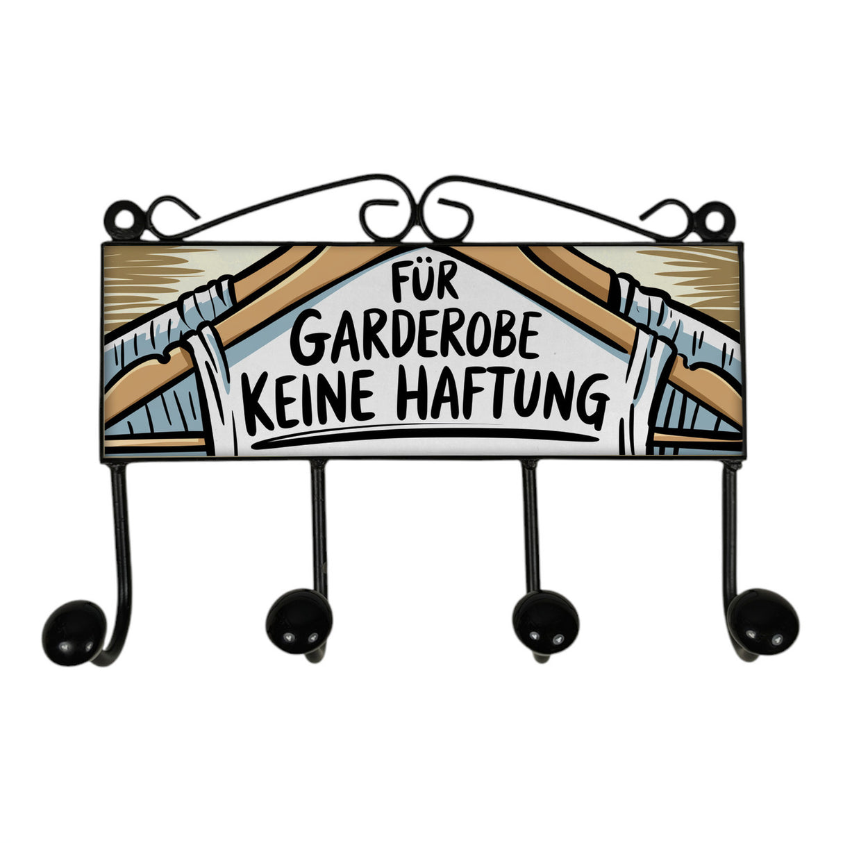 Für Garderobe keine Haftung Kleiderhaken Leiste mit 3 Haken