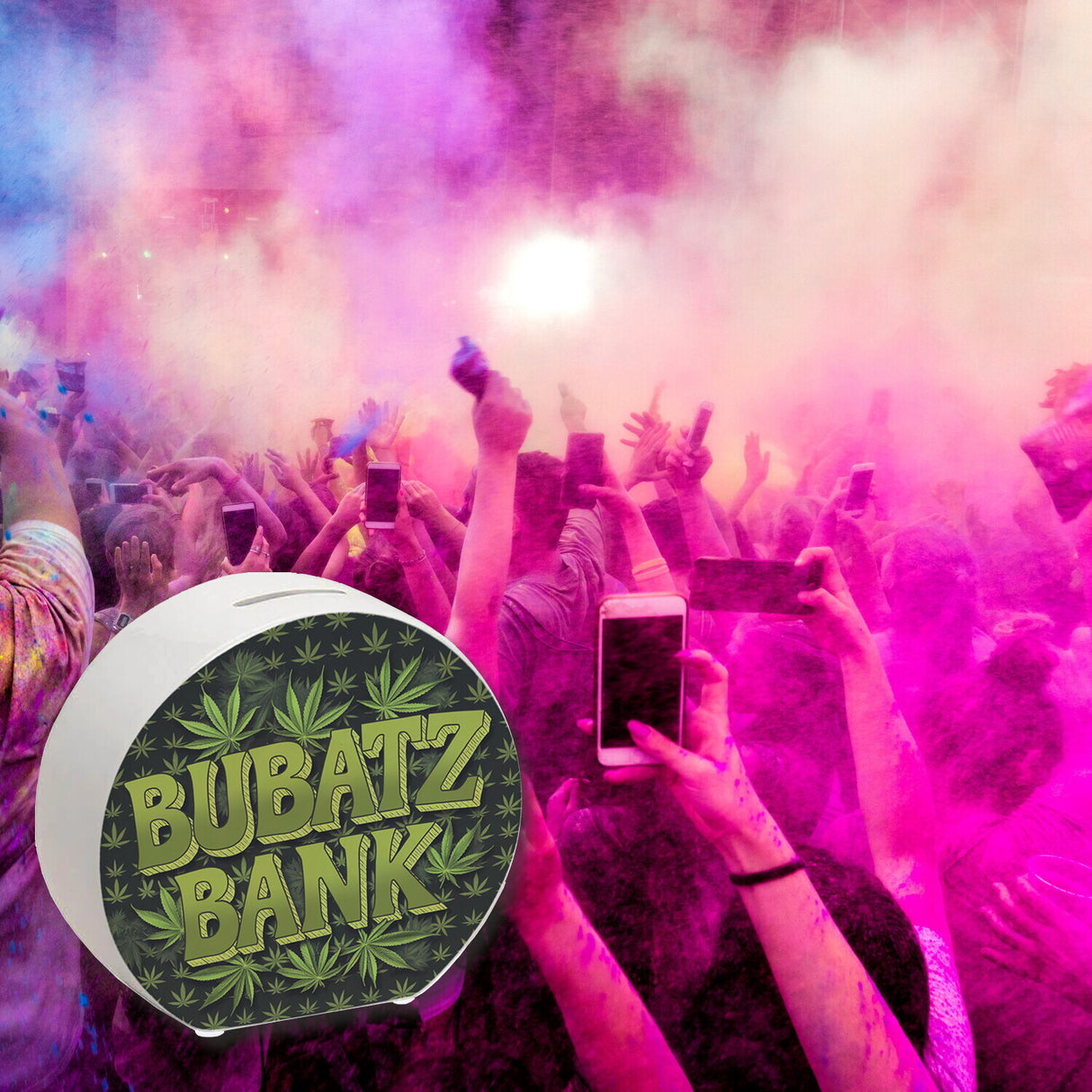 Bubatz Bank Spardose für Kiffer