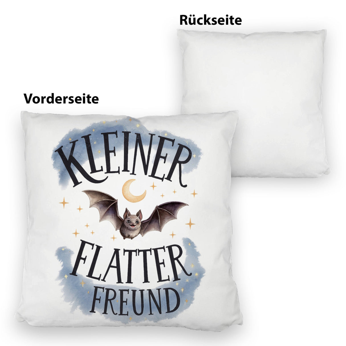 Kleiner Flatterfreund Fledermaus Kissen
