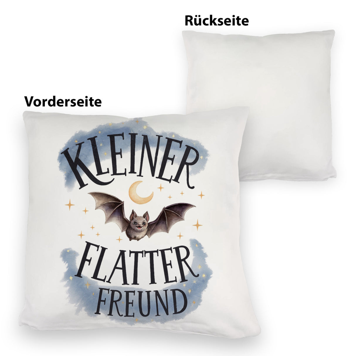 Kleiner Flatterfreund Fledermaus Kissen
