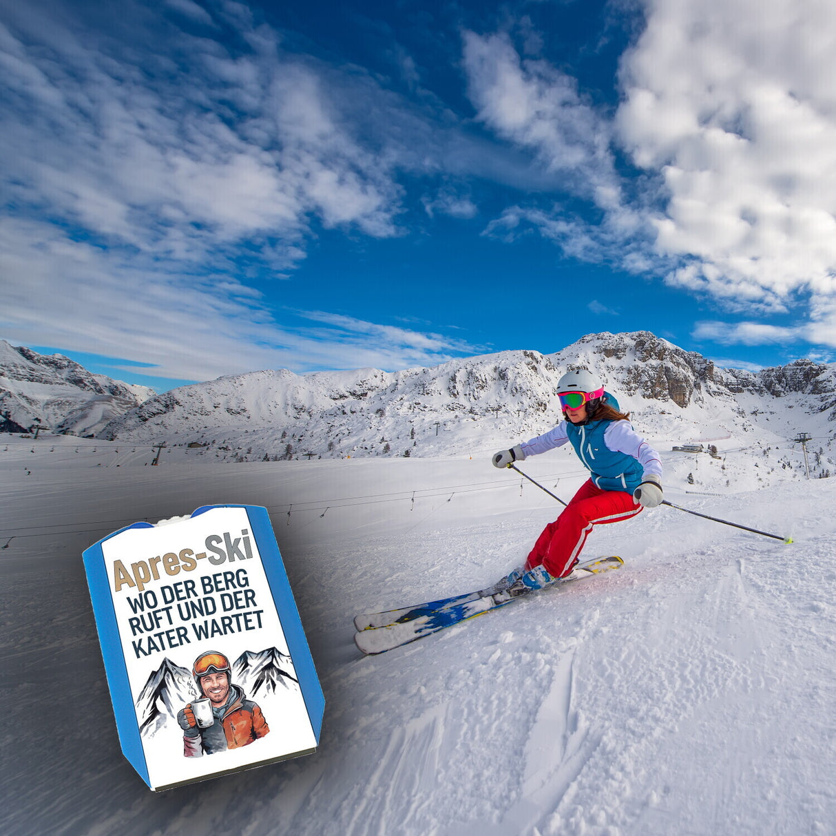 Après Ski - Berg ruft, Kater wartet Parkscheibe
