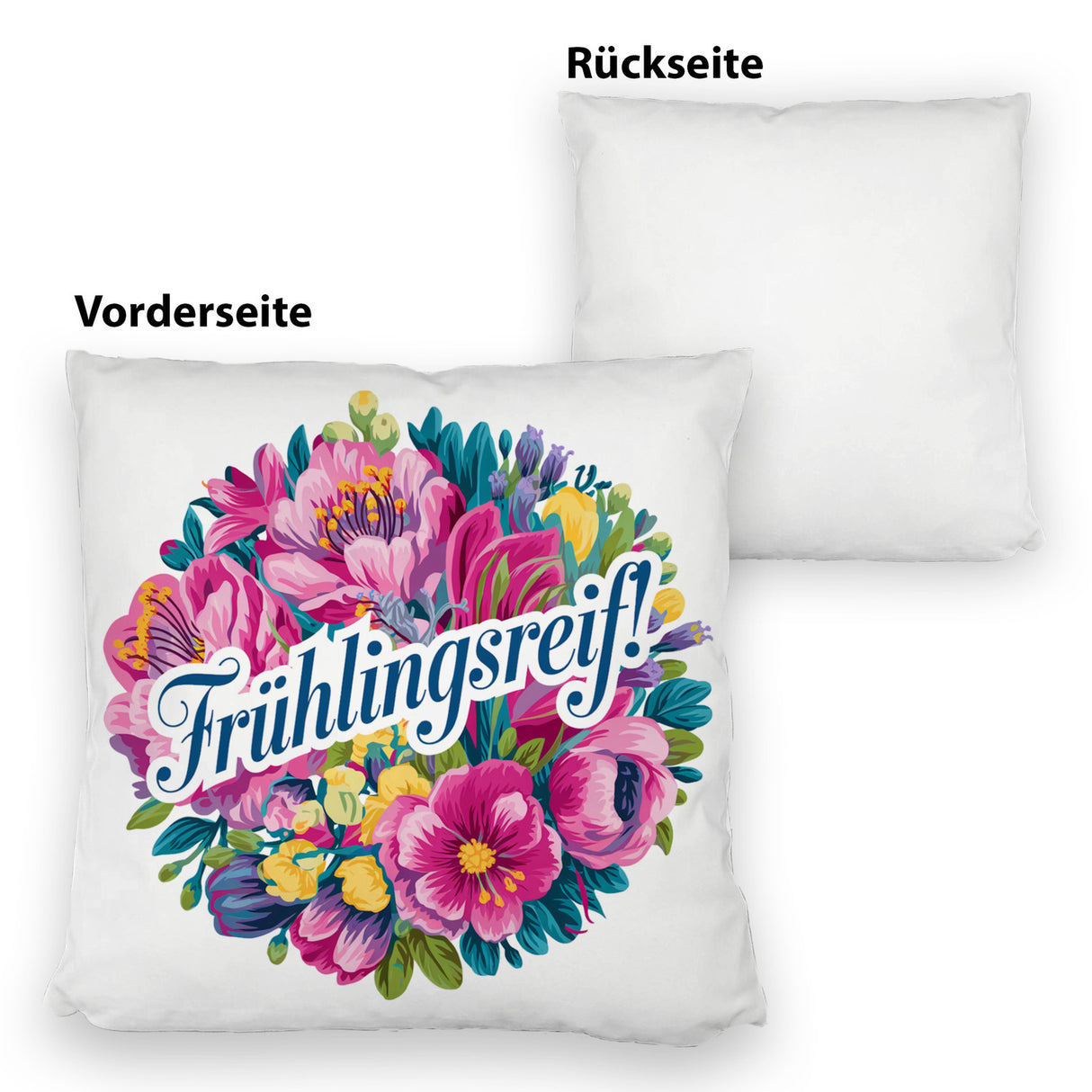 Frühlingsreif Blumendesign Kissen