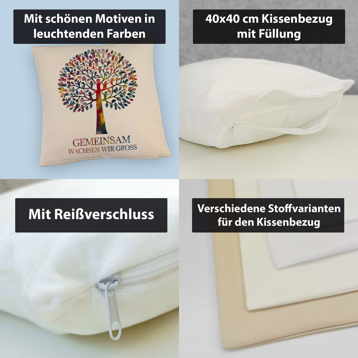 Gemeinsam wachsen Kissen