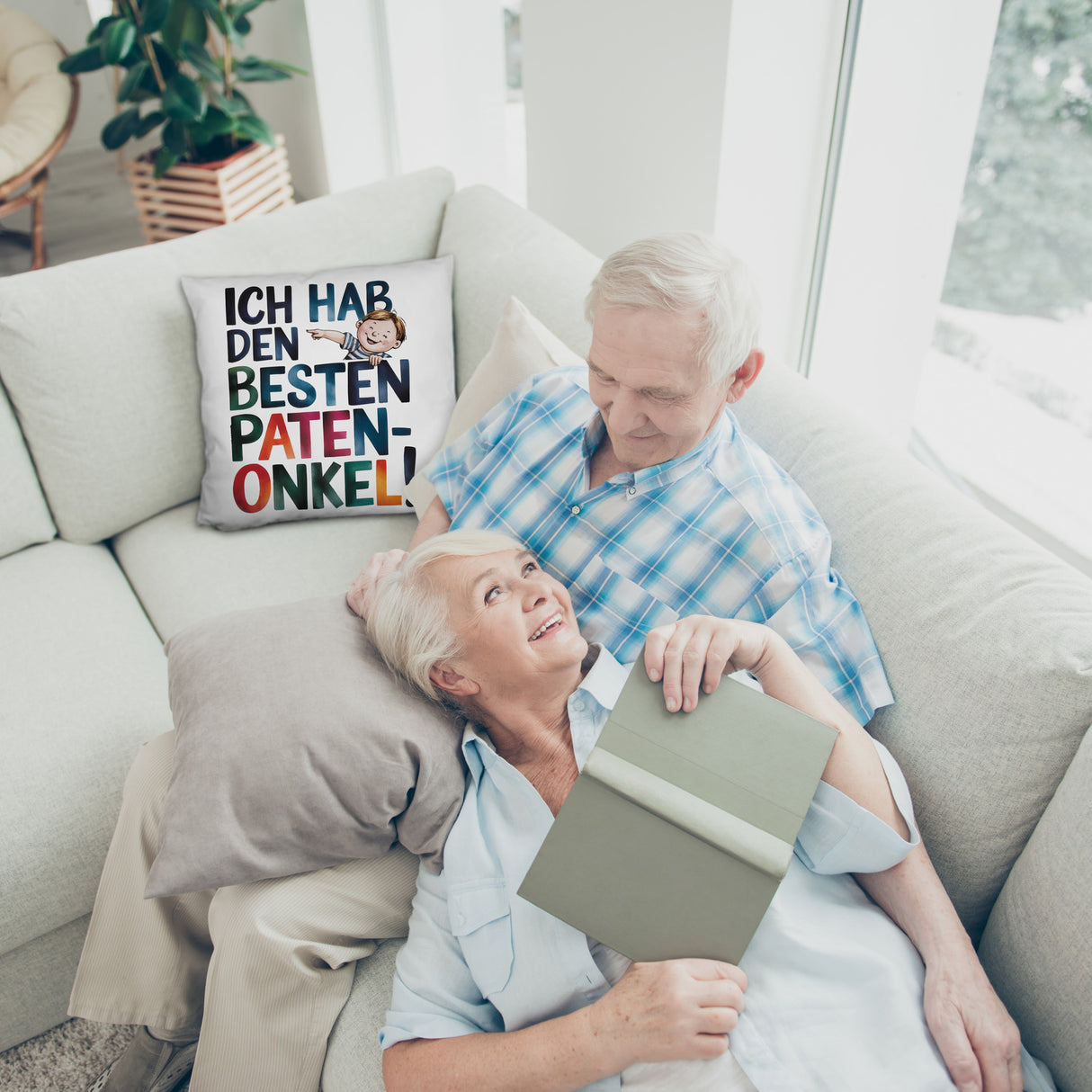 Bester Patenonkel Kissen