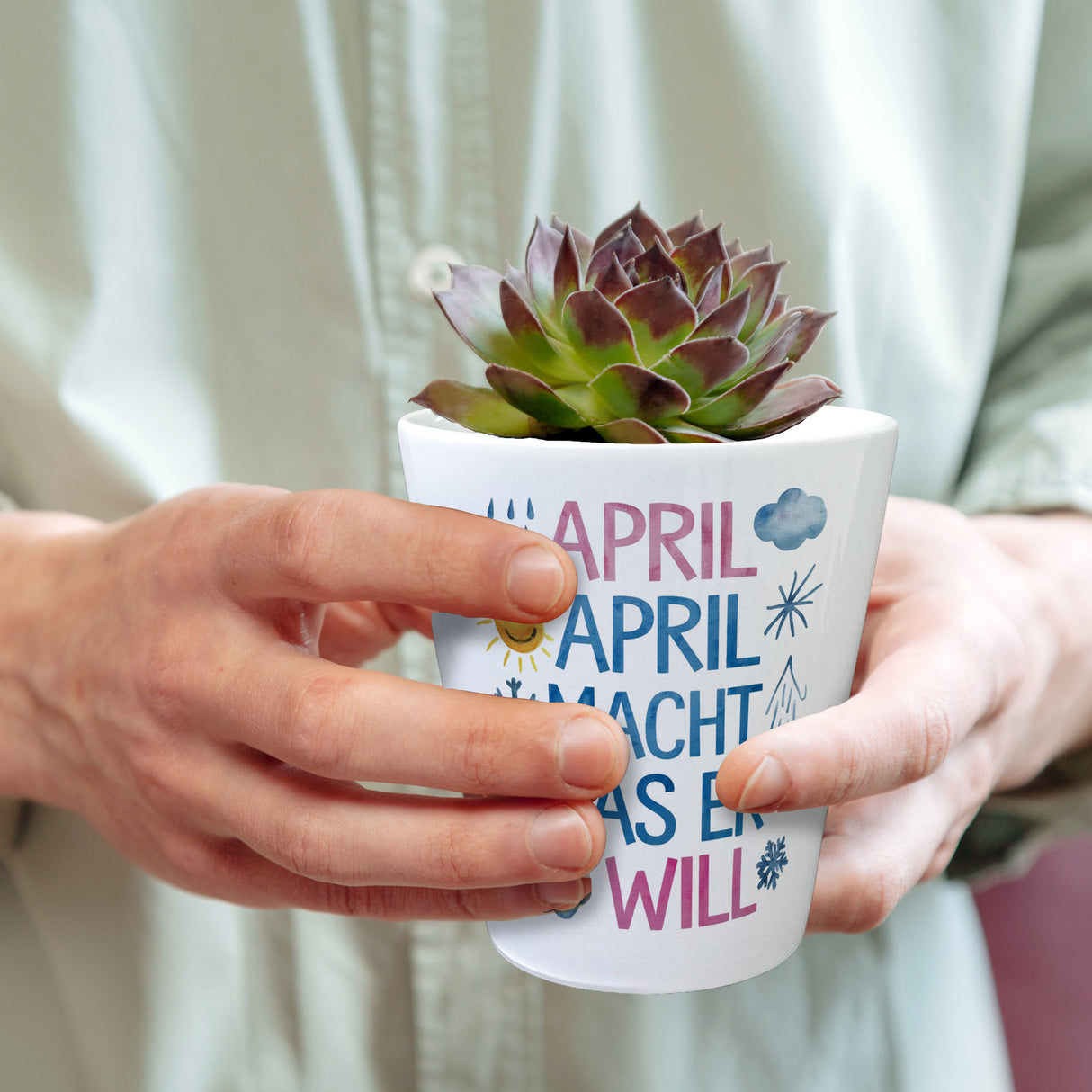 April macht was wer will Blumentopf April, April