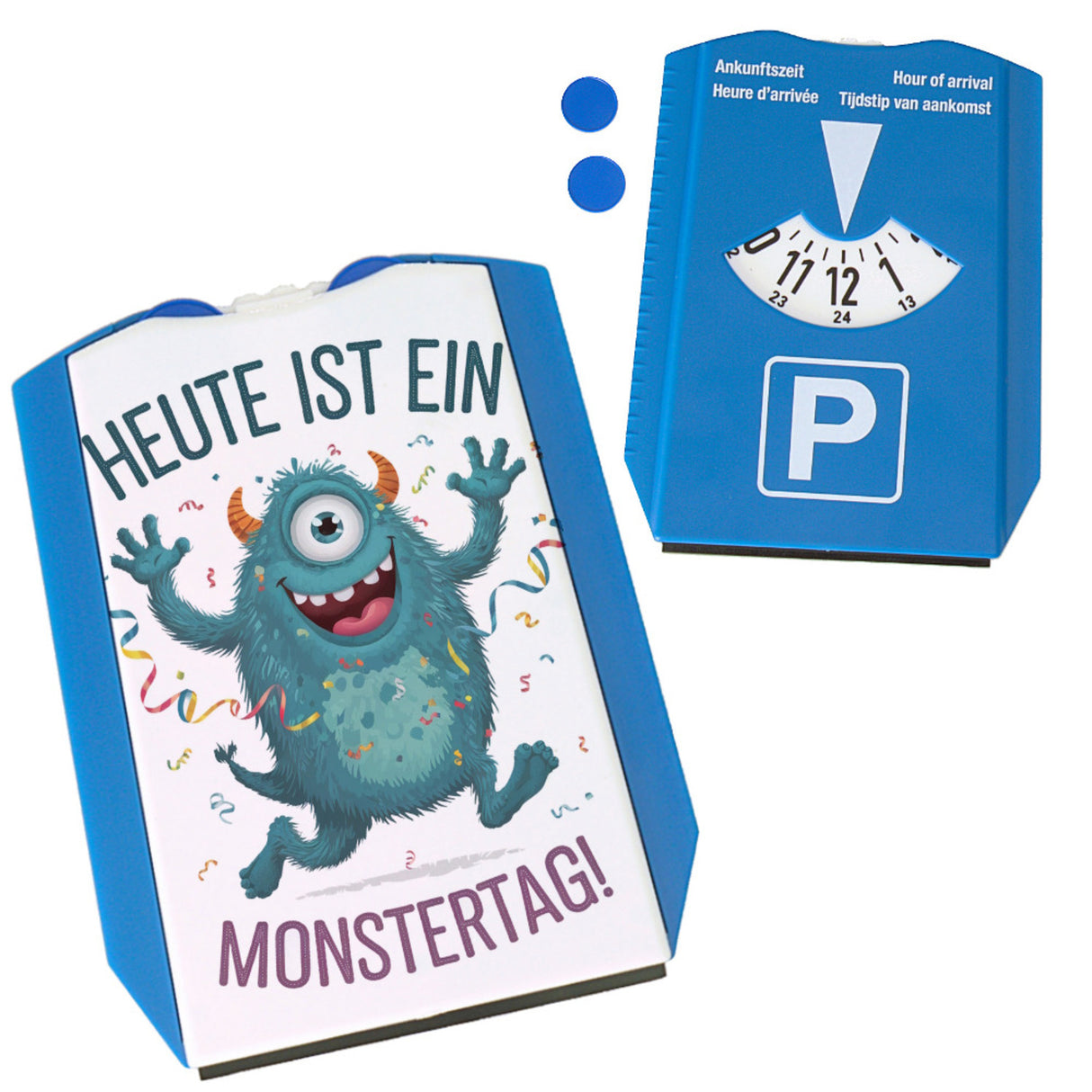 Heute ist ein Monstertag! Parkscheibe