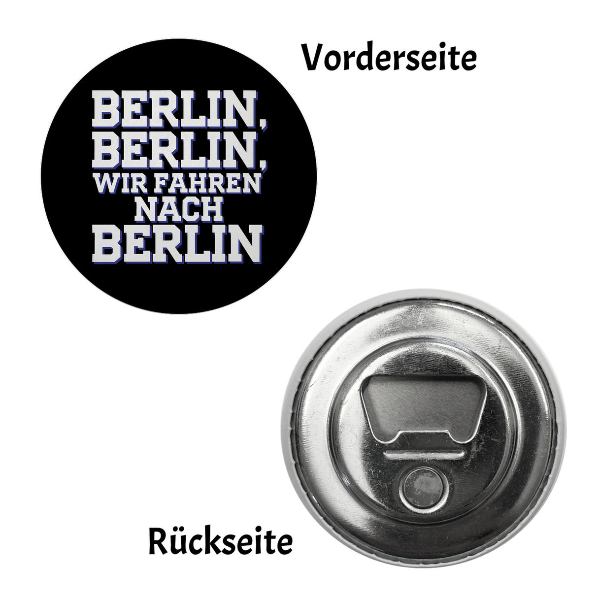 Bielefeld Pokalfinale 2025 Magnet - BERLIN, BERLIN, wir fahren nach BERLIN