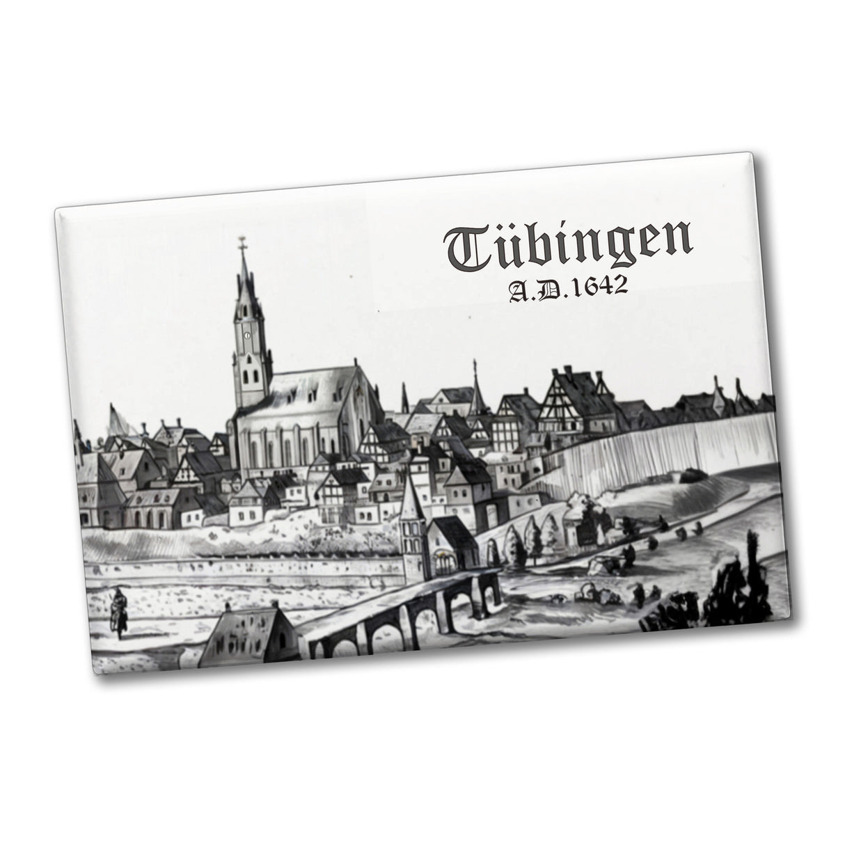 Tübingen 1642 Stiftskirche St Georg Souvenir Souvenir Magnet