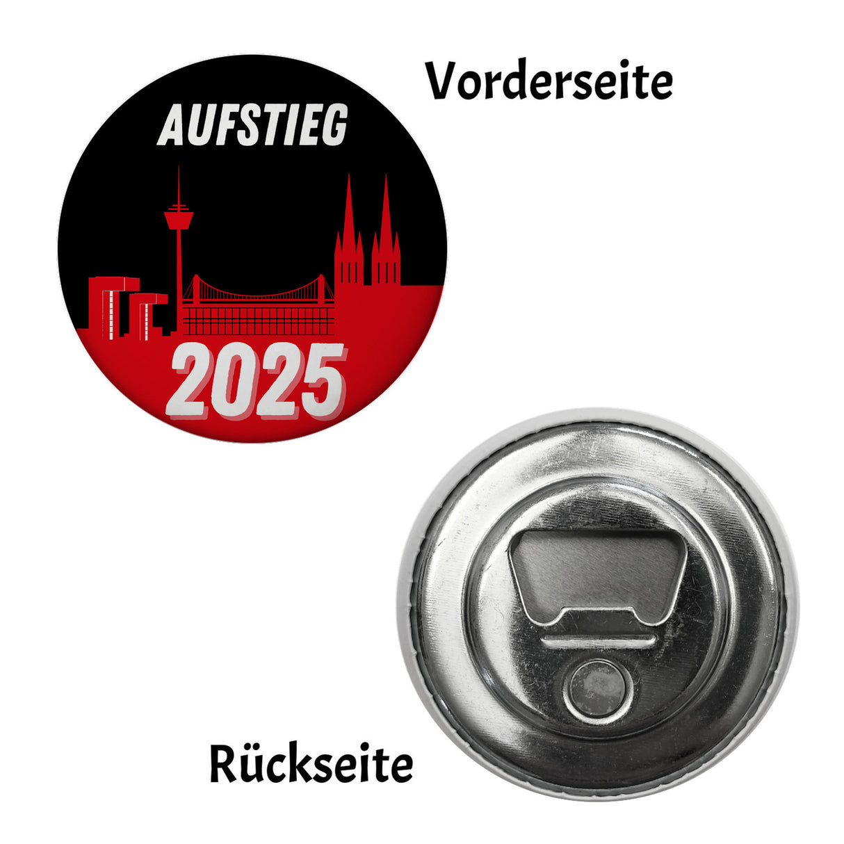 Köln Aufstieg 2025 Skyline Magnet für Fußballfans