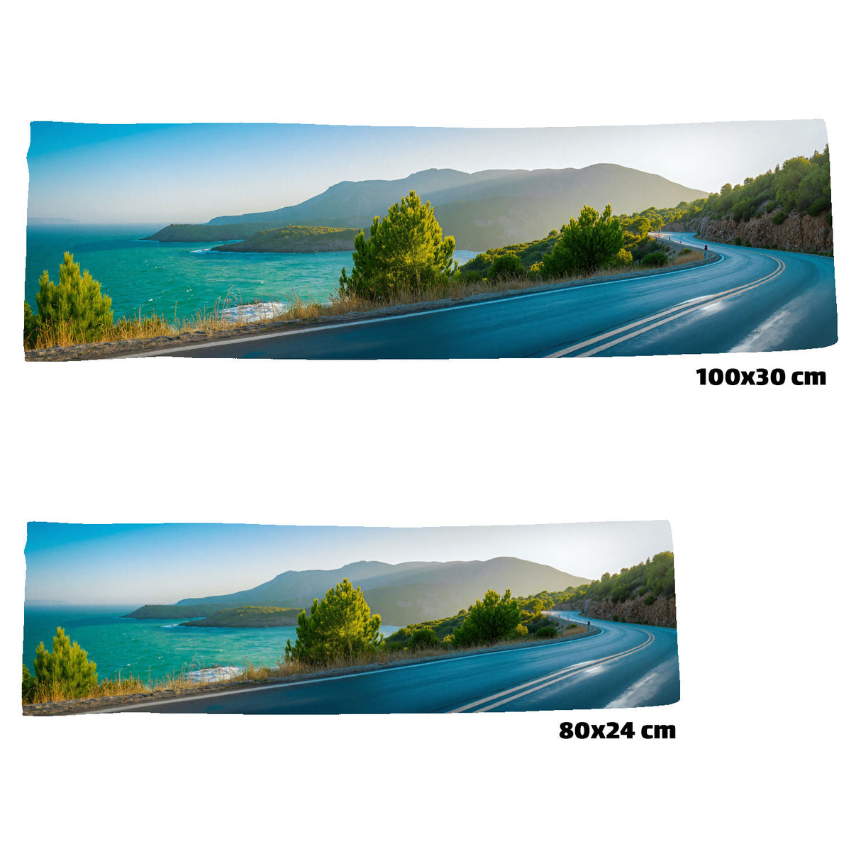 Küstenstraße Landschaft Eishandtuch für Outdoor-Fans