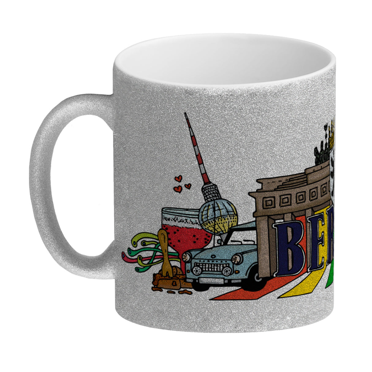 Berlin Wimmelgrafik Kaffeebecher