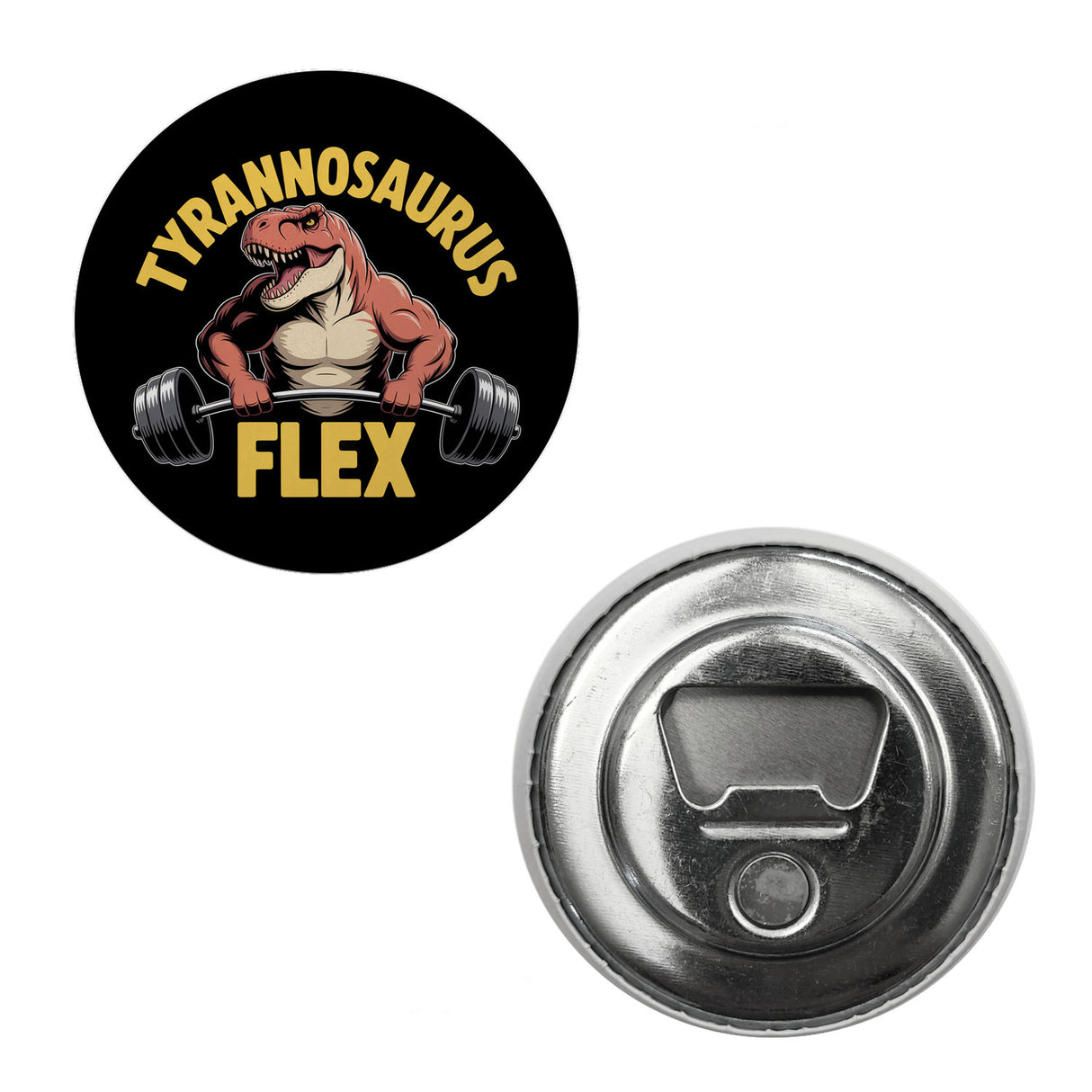 Tyrannosaurus Flex Magnet für Fitness-Fans